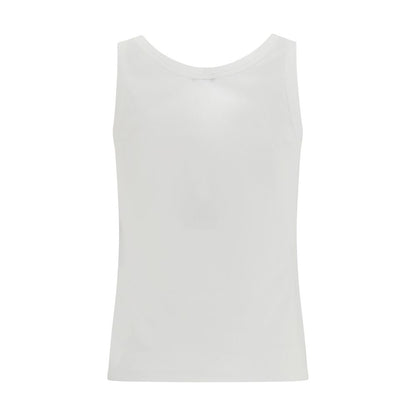 White Cotton Tank Tops