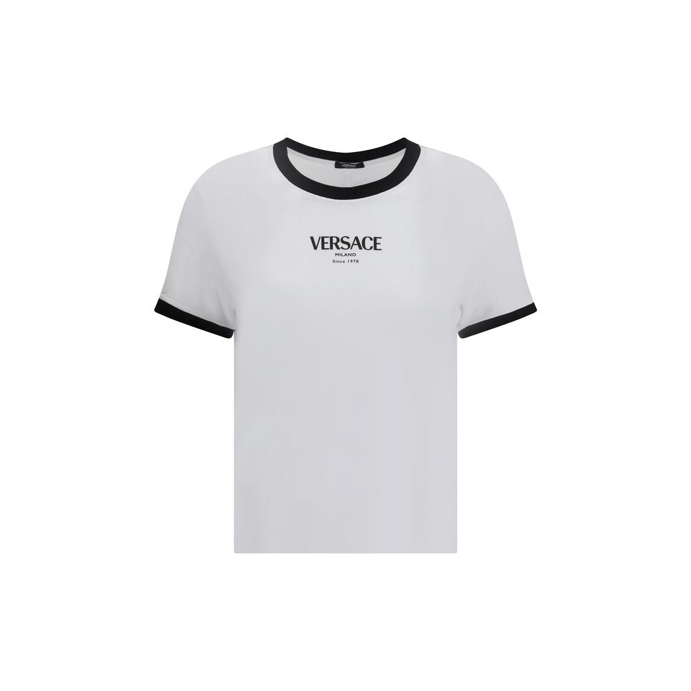 White Viscose T-Shirt