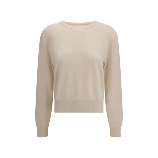 Beige Fleece Wool Sweatshirt