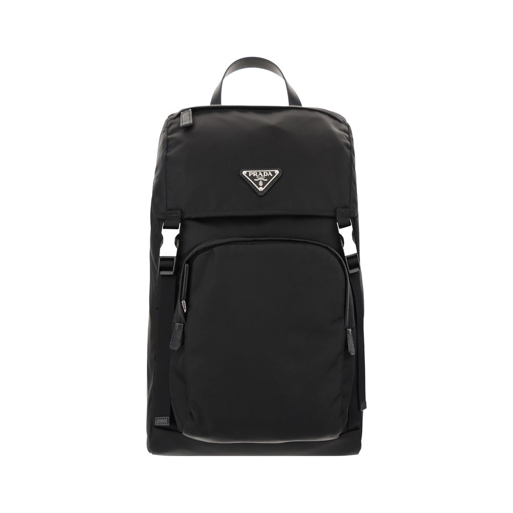 Black Nylon Backpack