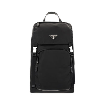 Black Nylon Backpack