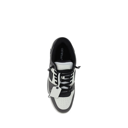 Gray Calf Leather Bos Taurus Low Top Sneakers