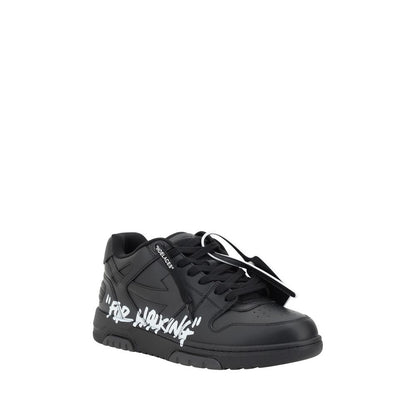 Black Rubber Chunky Sneakers