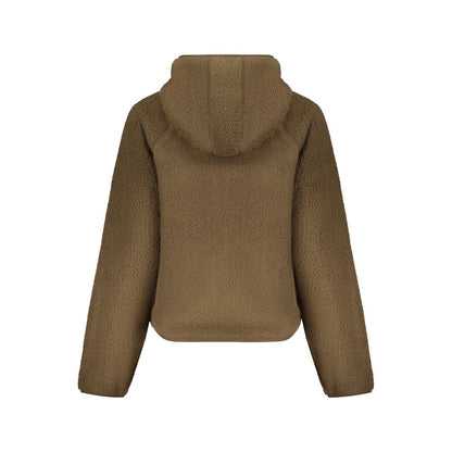 Marrone Polyester Women Sweatshirt