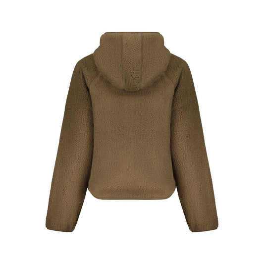 Marrone Polyester Women Sweatshirt