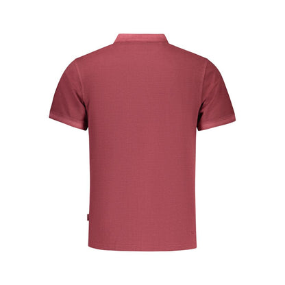 Red Cotton Polo Shirt