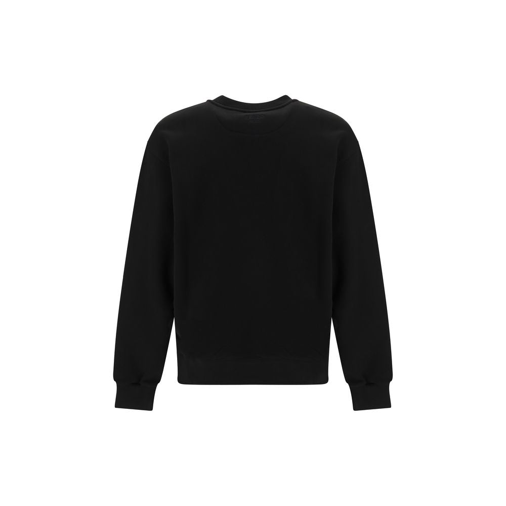 Black Cotton Sweatshirt
