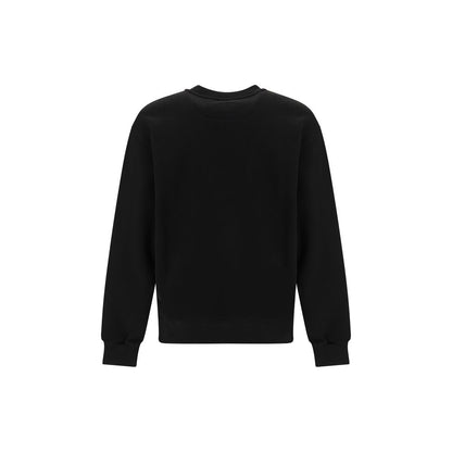 Black Cotton Sweatshirt