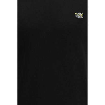 Black Cotton Sweatshirt