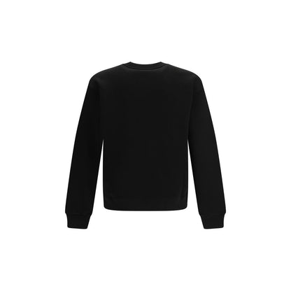 Black Cotton Sweatshirt