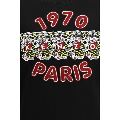 Black Cotton Sweatshirt