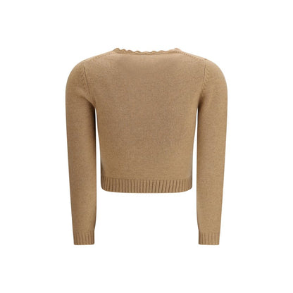 Brown Wool Sweatshirt