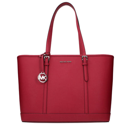 Red Leather Shoulder Bag