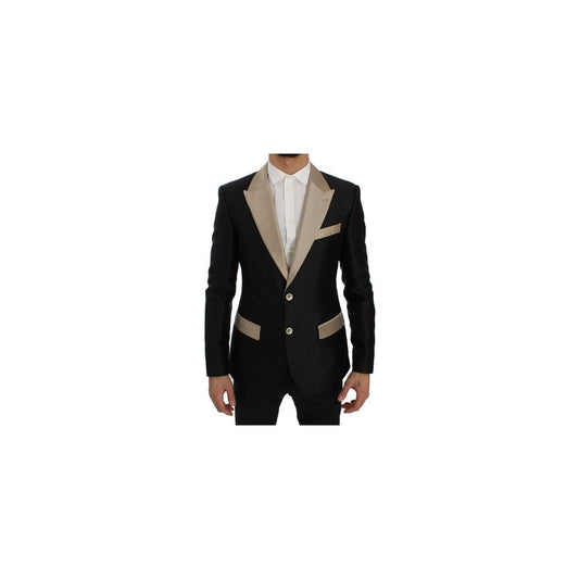 Black Silk Blazer