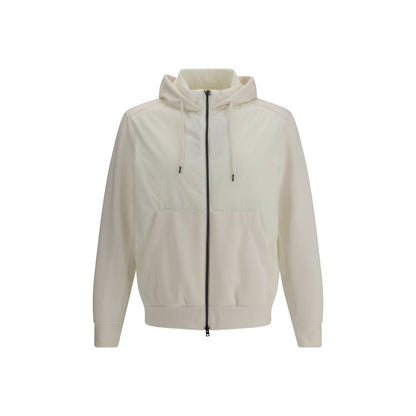 White Polyamide Shell Jacket
