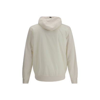 White Polyamide Shell Jacket