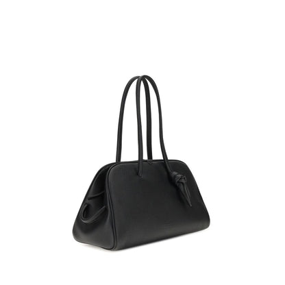 Black Calf Leather Bos Taurus Handbag