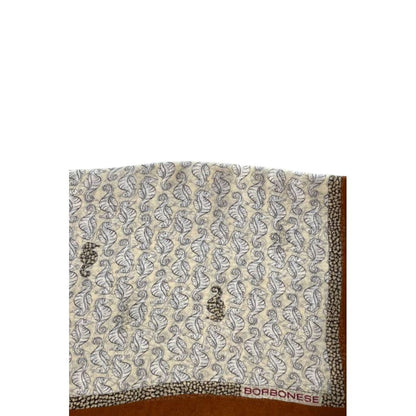 Brown Silk Women Scarf