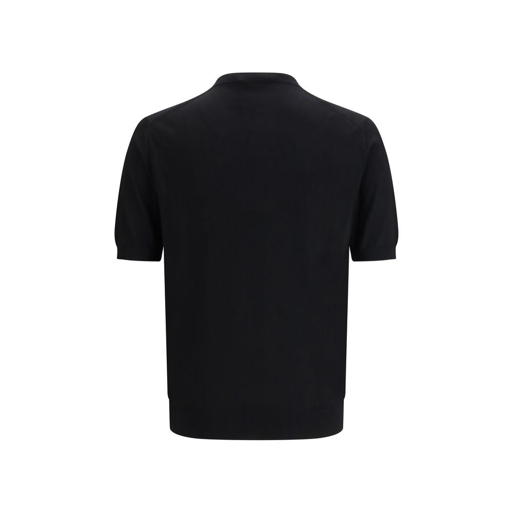 Black Fleece Wool T-Shirt