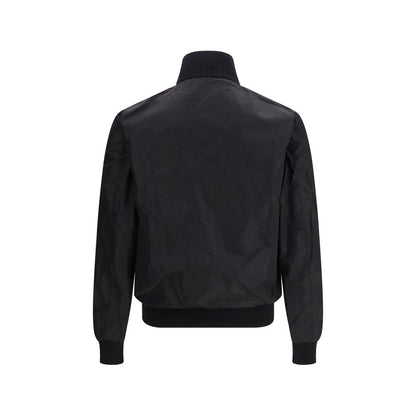 Black Fleece Wool Bomber