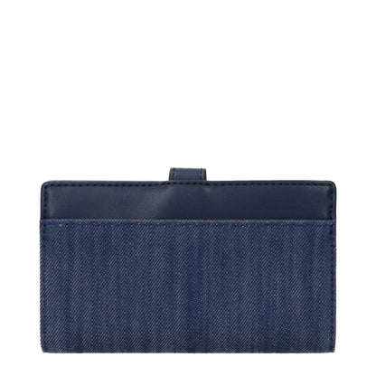 Blue Fabric Wallet