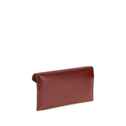 Bordeaux Calf Leather Bos Taurus Clutch Bag