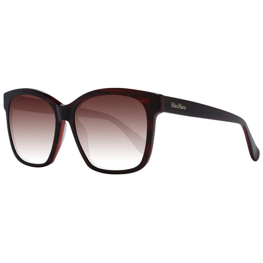 Burgundy Plastic Sunglasses