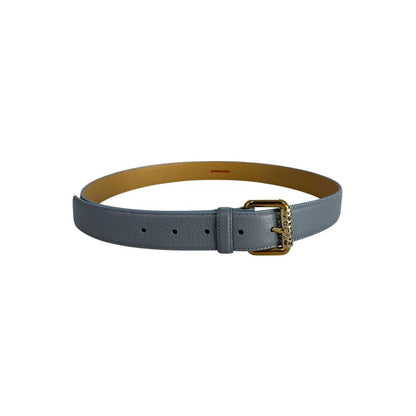 Blue Leather Women Belt