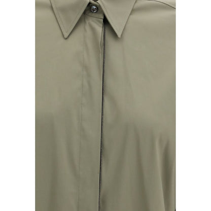 Bicolor Cotton Dress Shirt