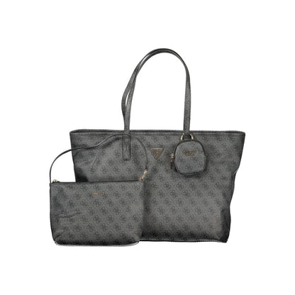 Gray Polyethylene Handbag