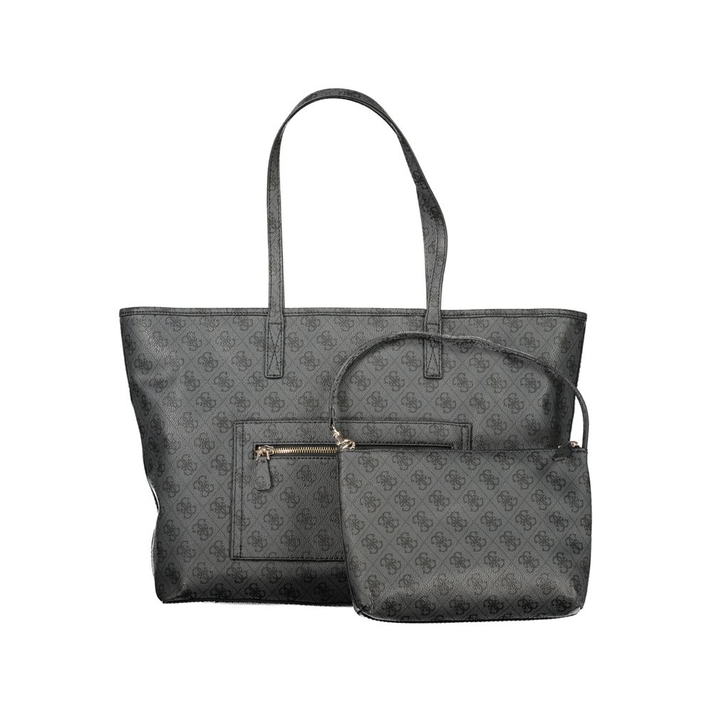 Gray Polyethylene Handbag