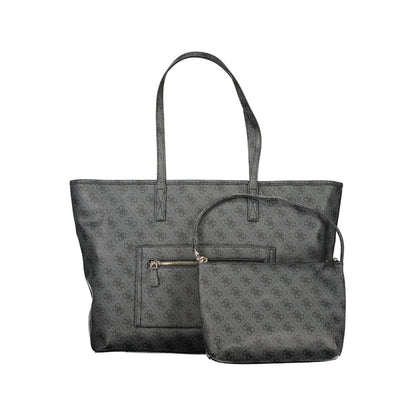 Gray Polyethylene Handbag
