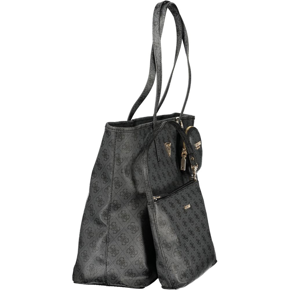 Gray Polyethylene Handbag