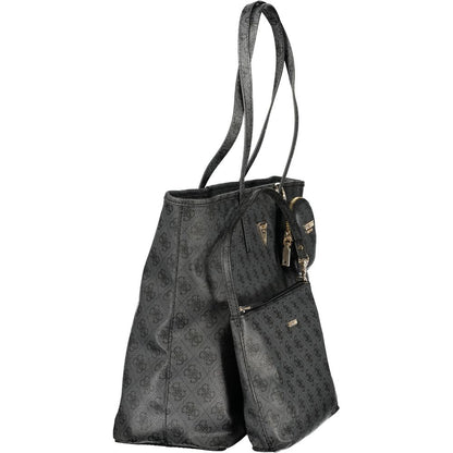 Gray Polyethylene Handbag