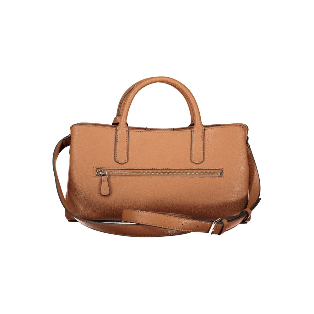 Brown Polyethylene Handbag