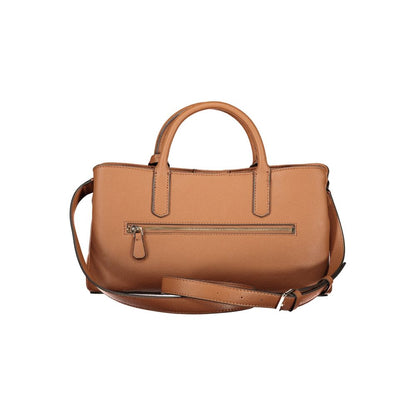 Brown Polyethylene Handbag