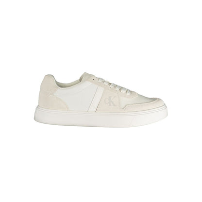 Bianco Polyester Mens Sneaker
