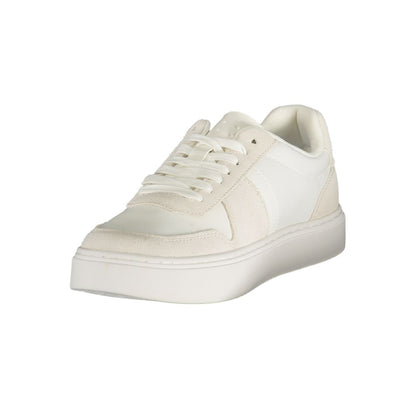 Bianco Polyester Mens Sneaker