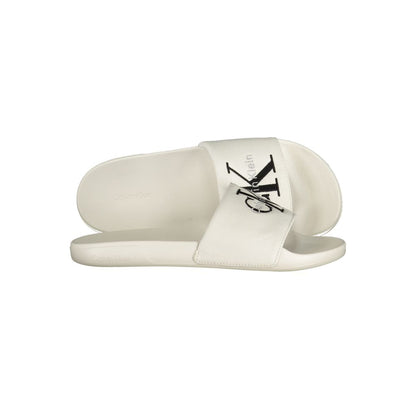 White Polyurethane Men Slipper