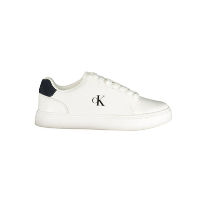 Bianco Poliuretano Uomo Sneaker