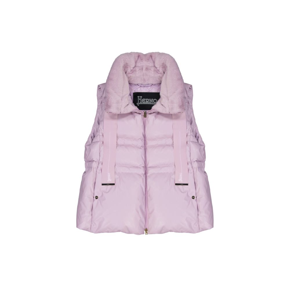 Purple Polyester Waistcoat