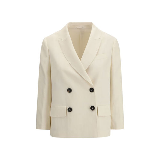 Beige Viscose Jacket