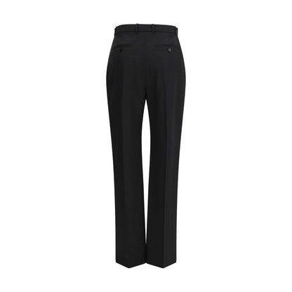 Black Cotton Dress Pants
