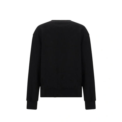 Black Cotton Sweatshirt