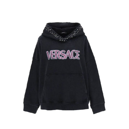 Black Cotton Sweatshirt