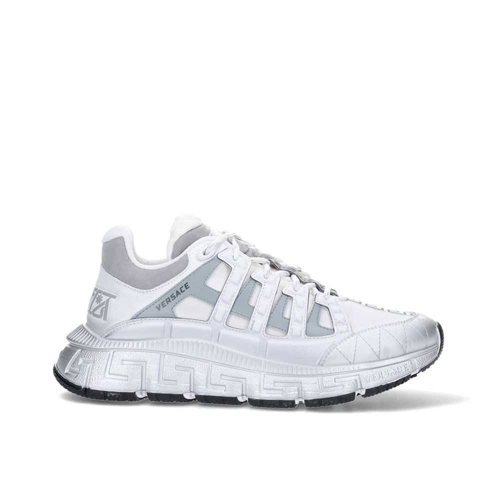 White Calfskin Athletic Sneakers