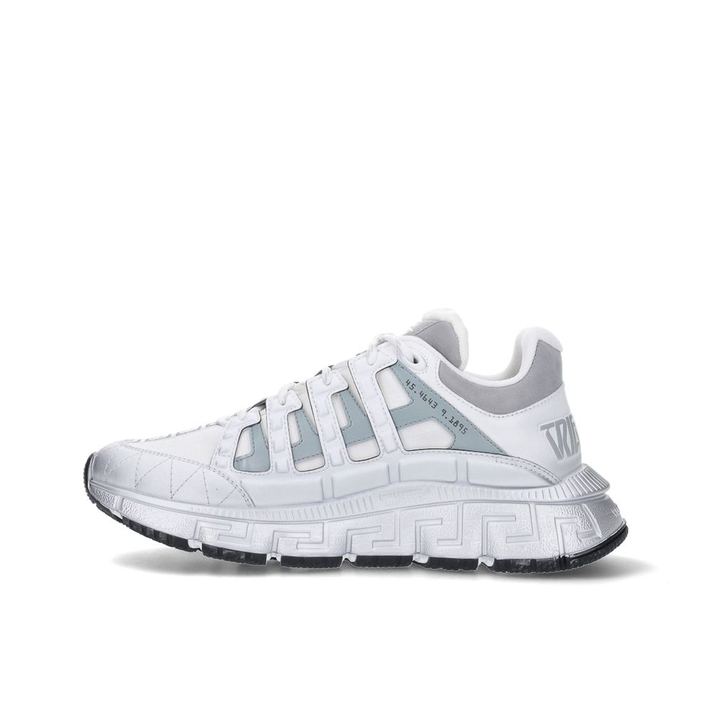 White Calfskin Athletic Sneakers