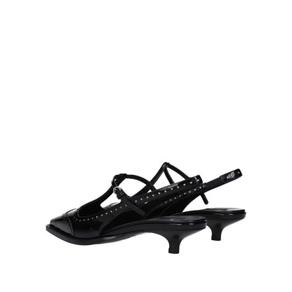 Black Calfskin High Heel Pumps