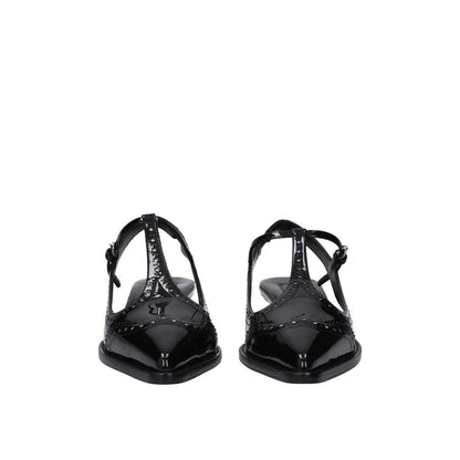Black Calfskin High Heel Pumps