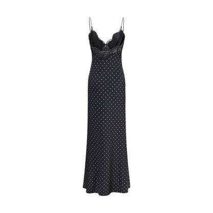 Multicolor Polyester Long Dress